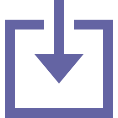 purple box with arrow pointing inside it