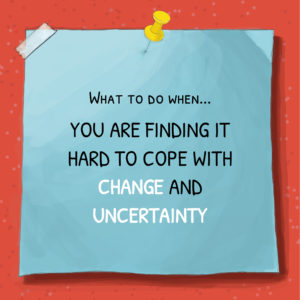 Image of the first page of the bulletin board resource on change and uncertainty, demonstrating what the whole resource will look like when downloaded. You can click on this image to download the full resource.