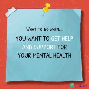 Image of the first page of the bulletin board resource on seeking help, demonstrating what the whole resource will look like when downloaded. You can click on this image to download the full resource.