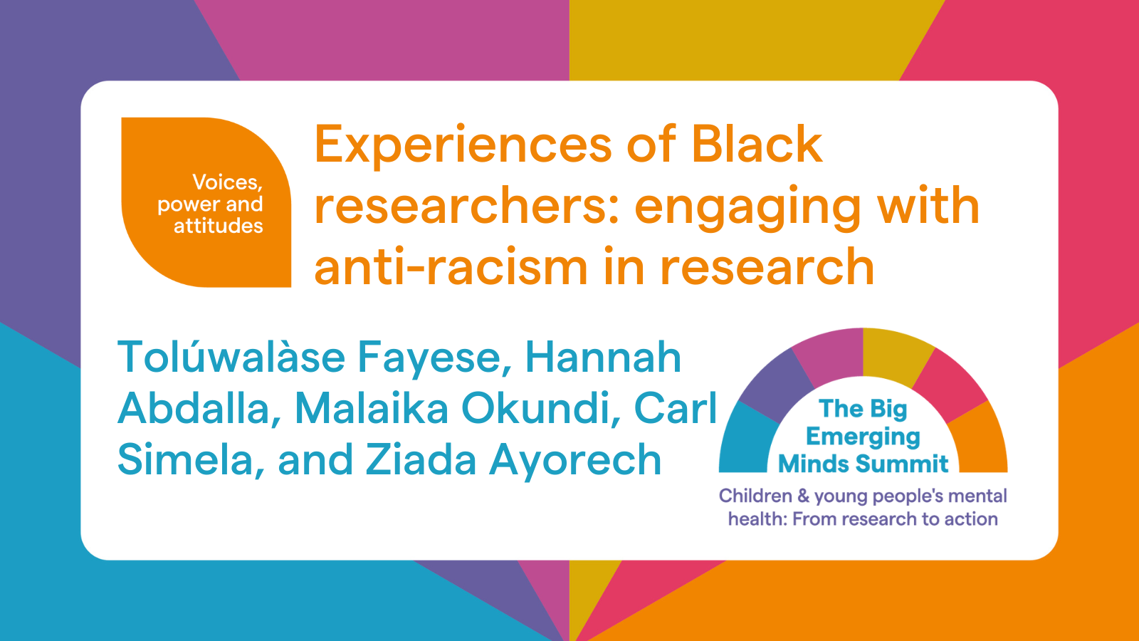 Experiences of Black researchers: engaging with anti-racism in research