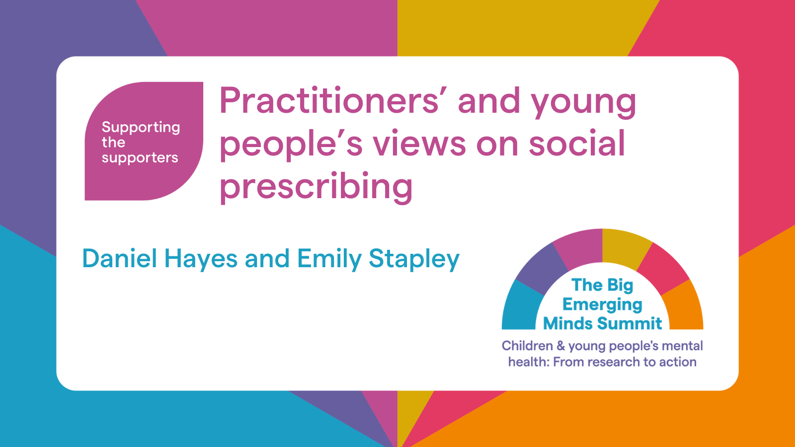 Practitioners' and young people's views on social prescribing