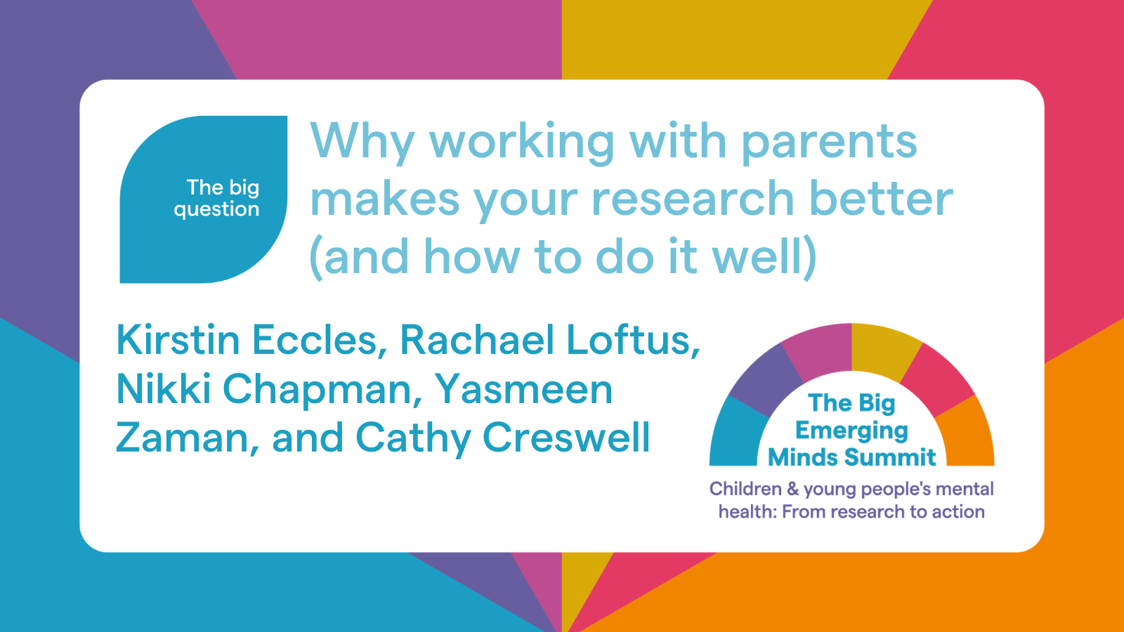 Why working with parents makes your research better (and how to do it well)
